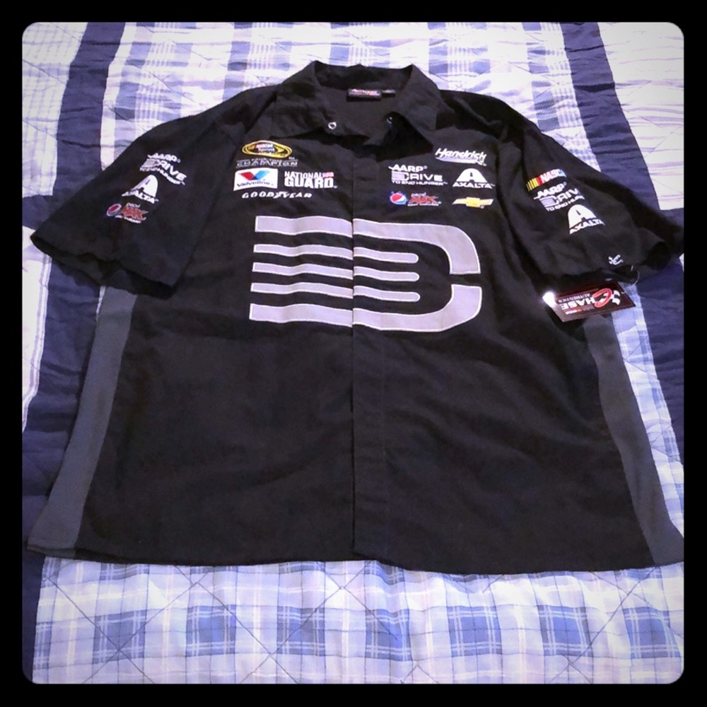 Chase Authentics Jeff Gordon Pit Crew Button-Up